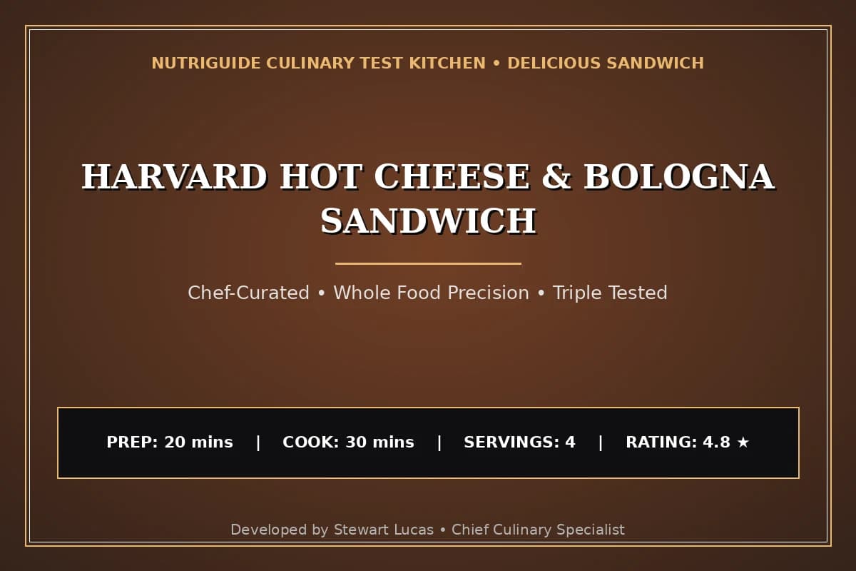 Harvard Hot Cheese & Bologna Sandwich