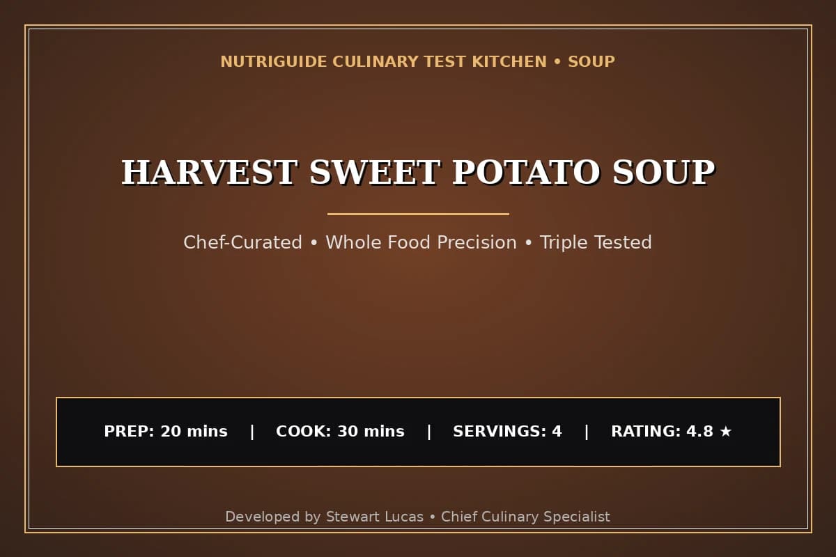 Harvest Sweet Potato Soup