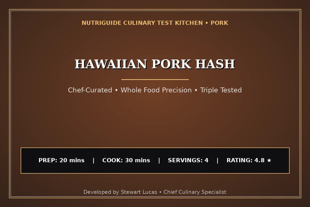 Hawaiian Pork Hash