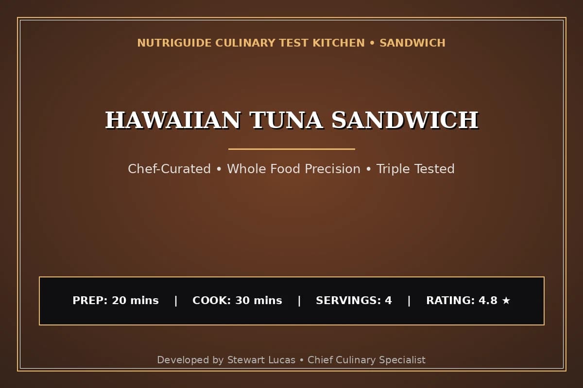 Hawaiian Tuna Sandwich