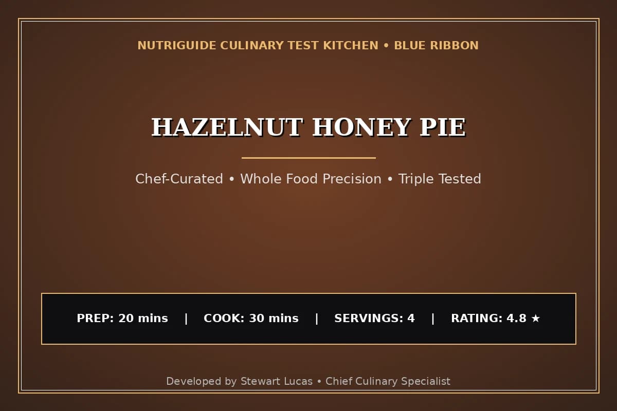 Hazelnut Honey Pie