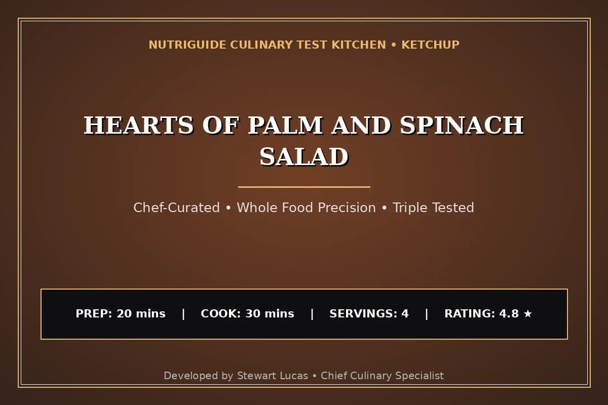 Hearts Of Palm And Spinach Salad
