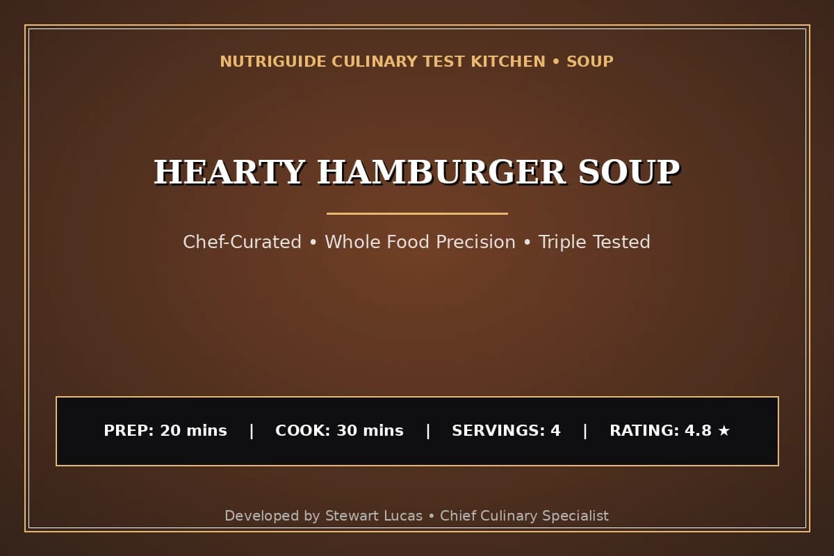 Hearty Hamburger Soup