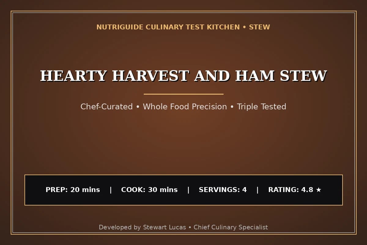 Hearty Harvest And Ham Stew