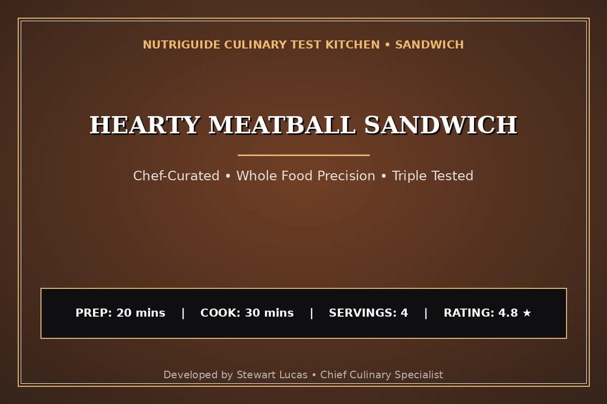 Hearty Meatball Sandwich