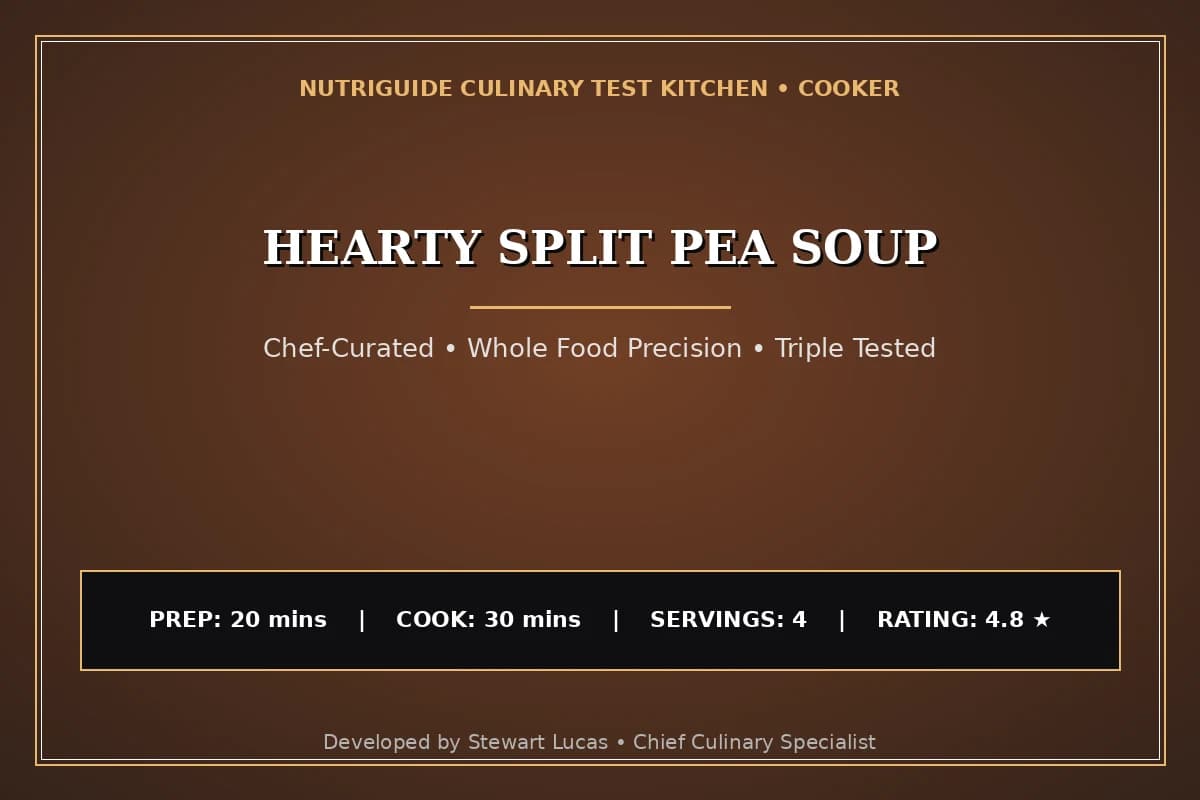Hearty Split Pea Soup
