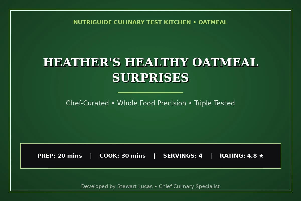 Heather'S Healthy Oatmeal Surprises