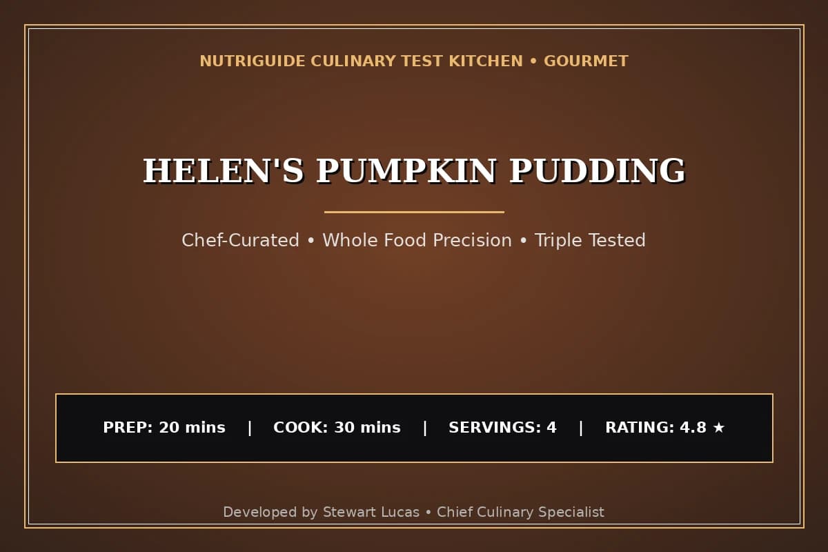 Helen'S Pumpkin Pudding