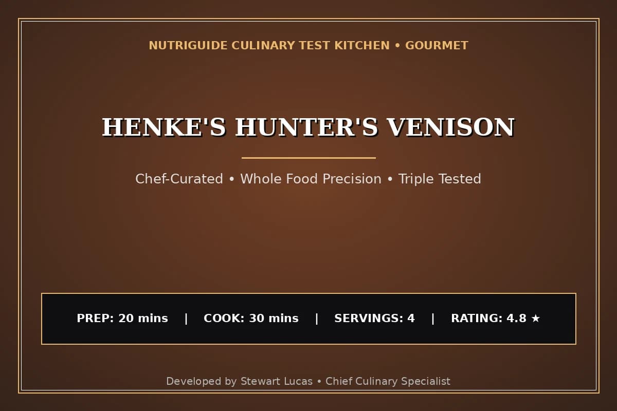 Henke'S Hunter'S Venison