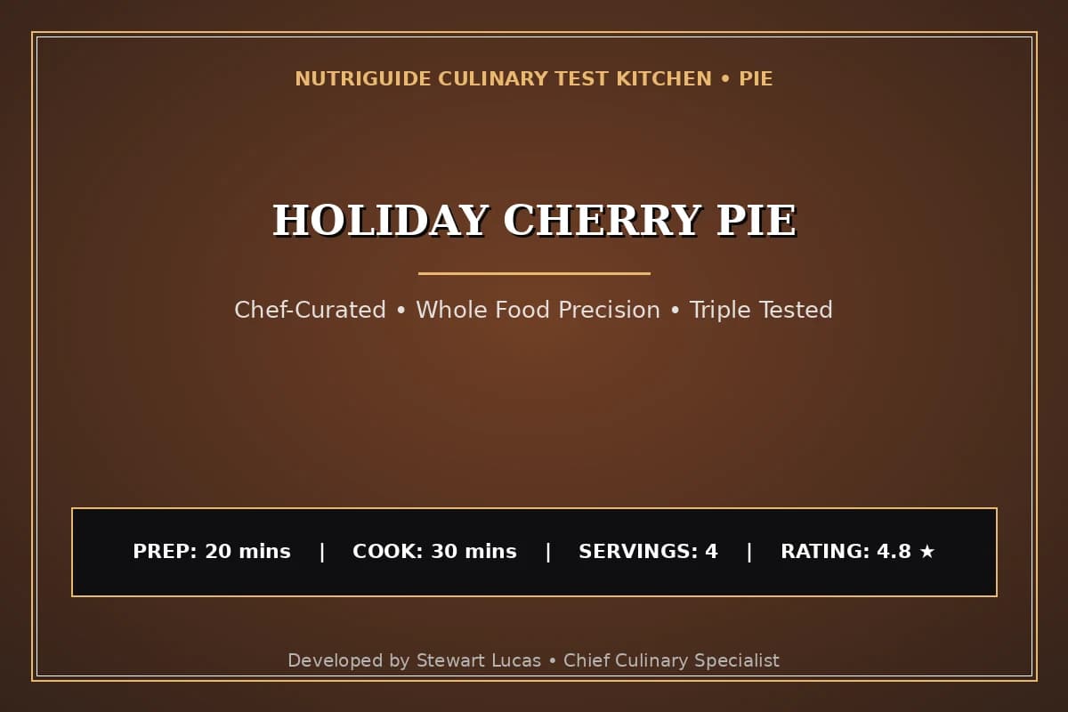 Holiday Cherry Pie