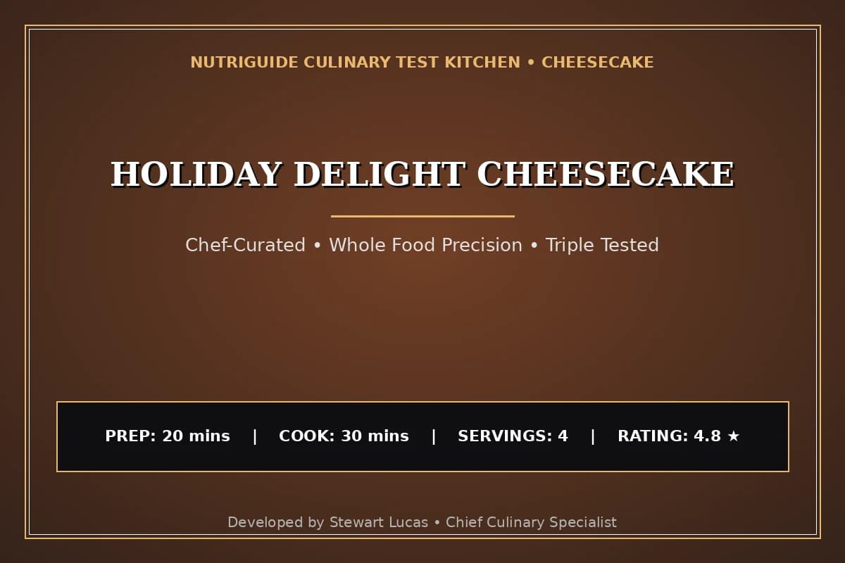 Holiday Delight Cheesecake