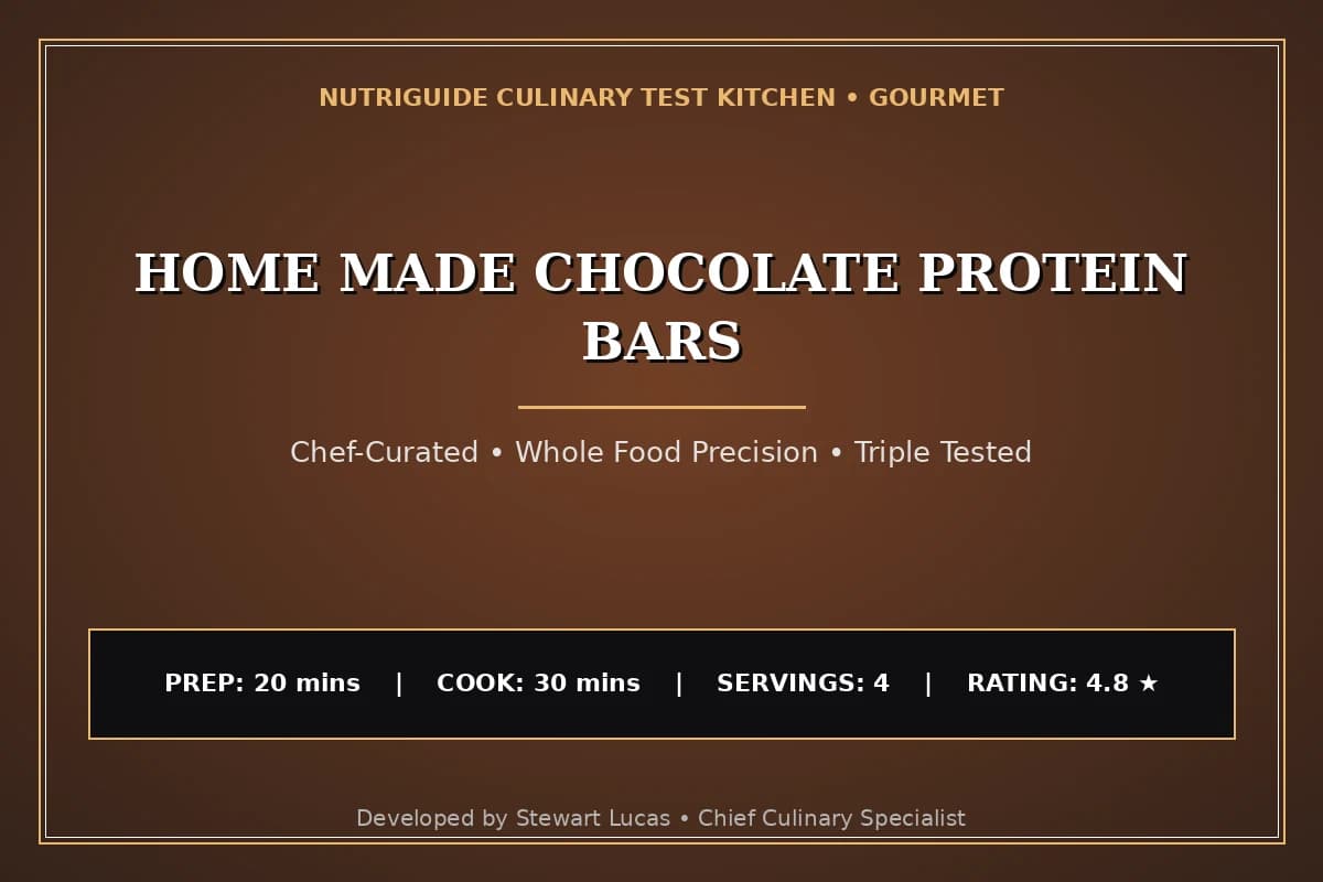 Home Made Chocolate Protein Bars