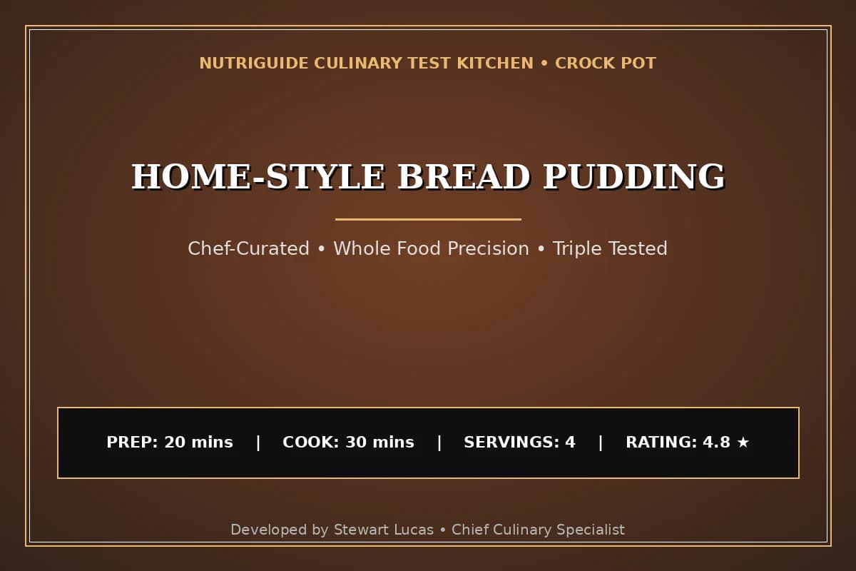 Home-Style Bread Pudding
