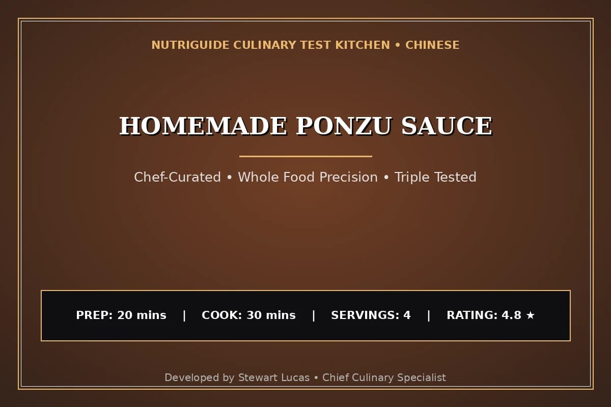 Homemade Ponzu Sauce