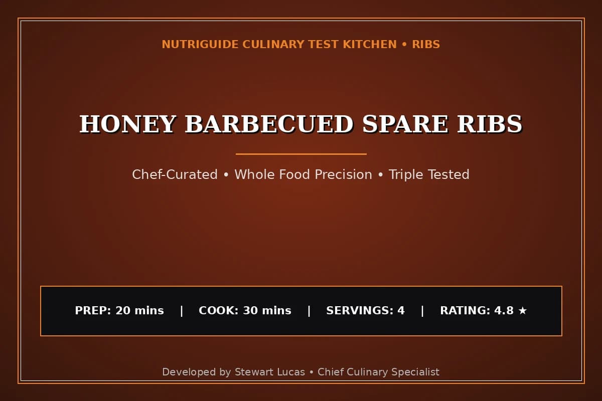 Honey Barbecued Spare Ribs