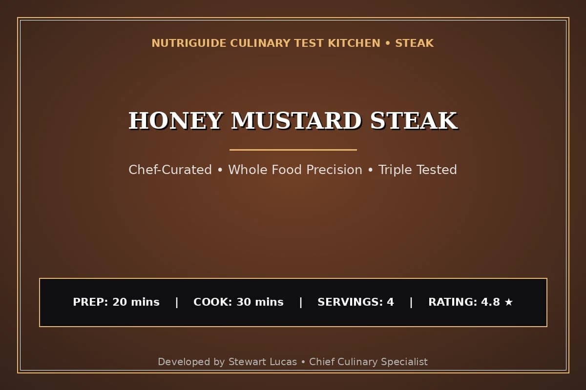 Honey Mustard Steak