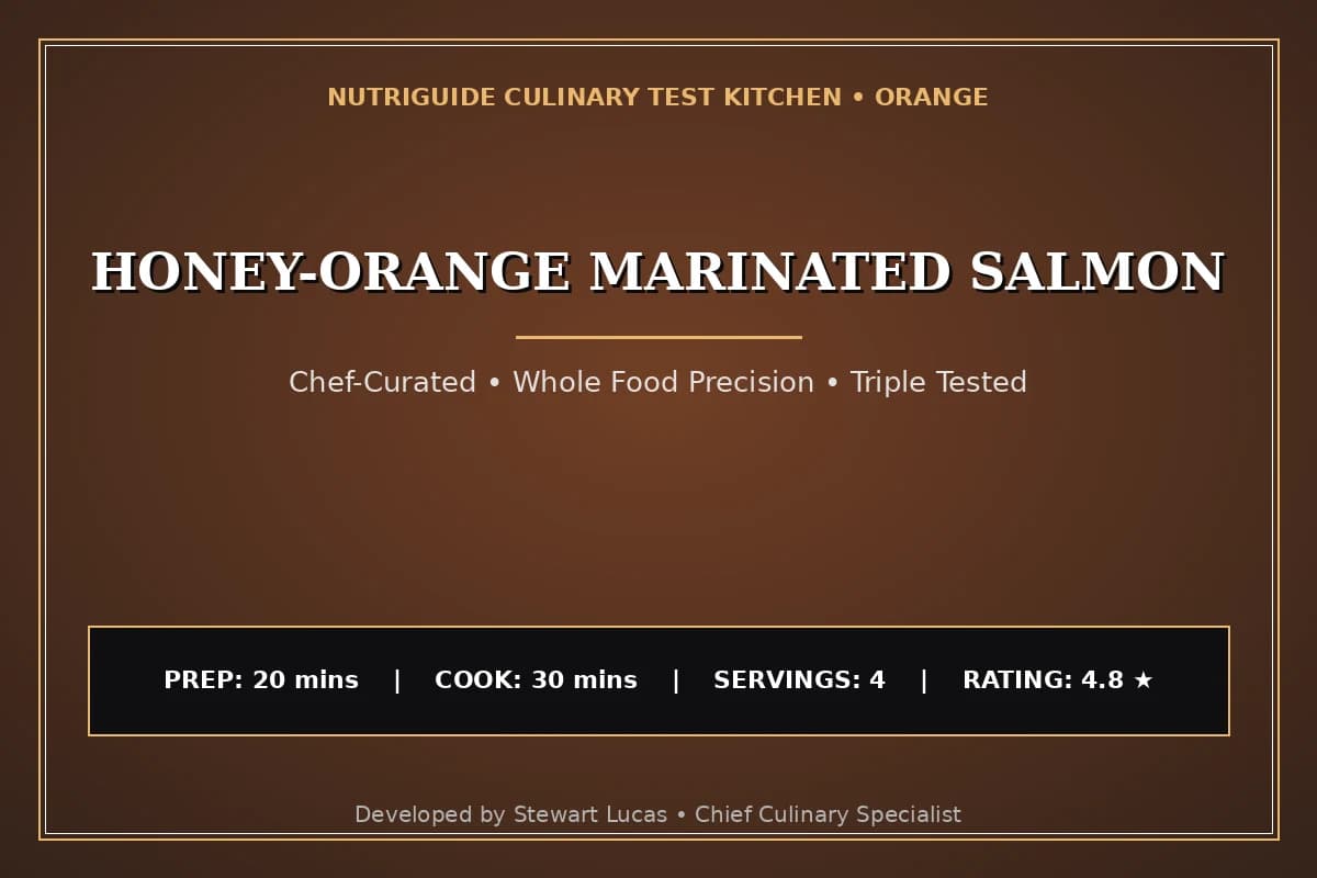 Honey-Orange Marinated Salmon