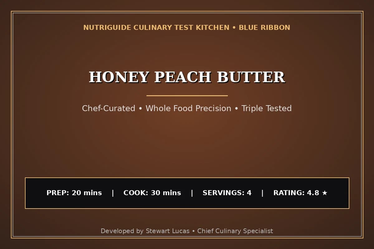 Honey Peach Butter