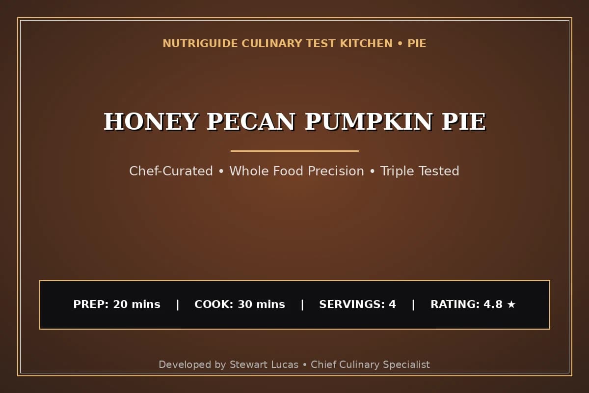 Honey Pecan Pumpkin Pie