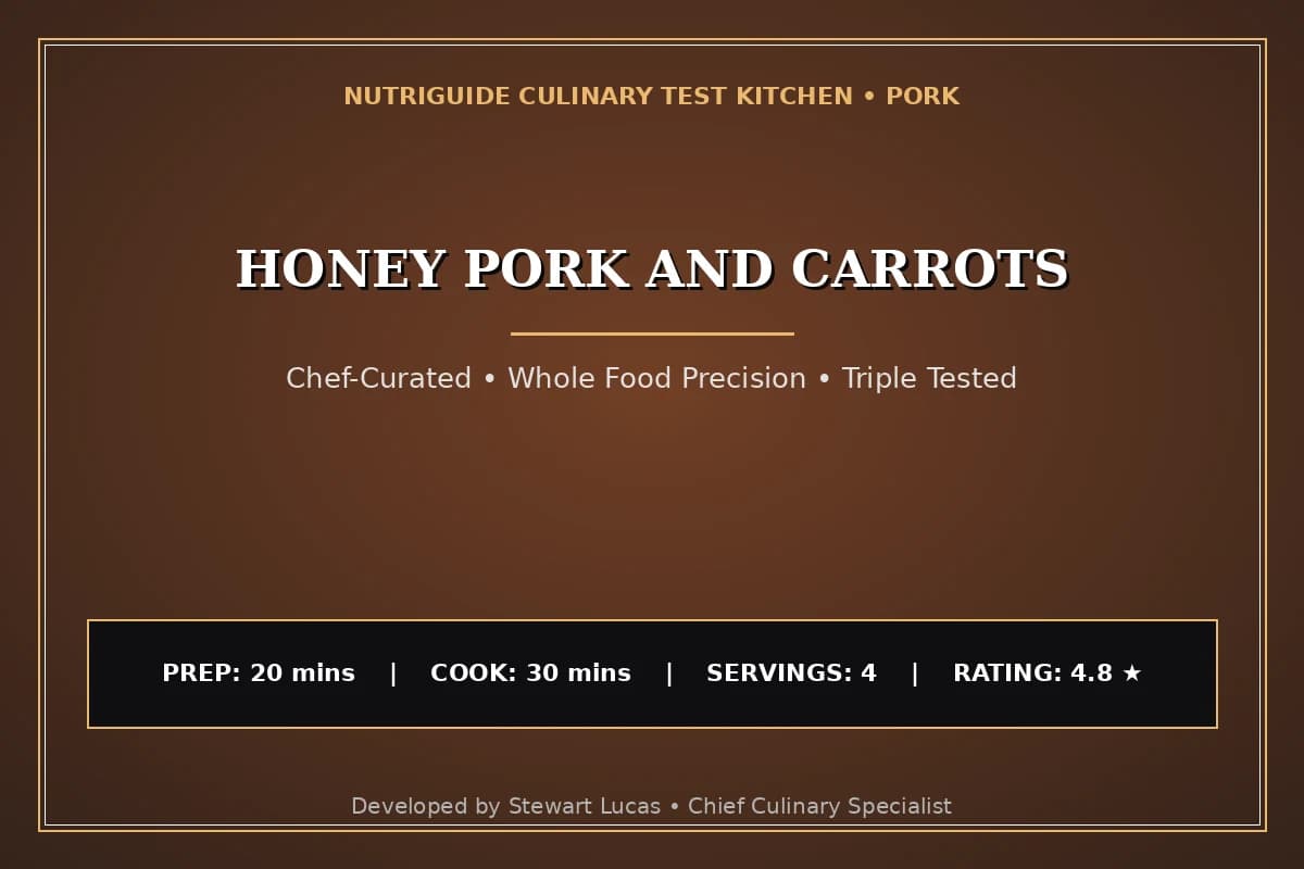 Honey Pork And Carrots