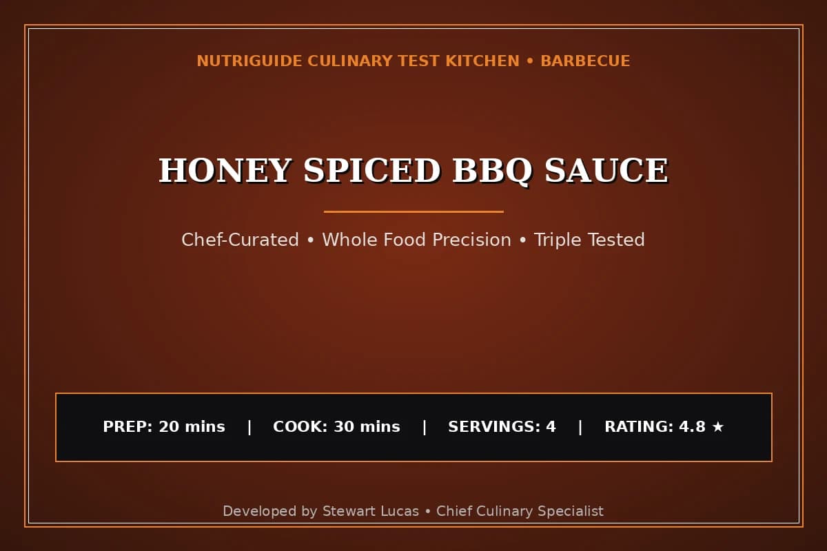 Honey Spiced Bbq Sauce