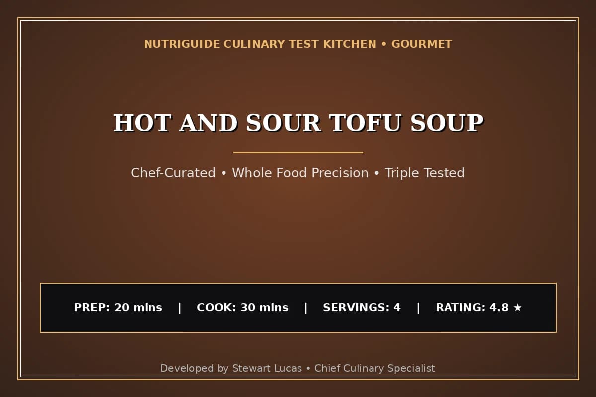 Hot And Sour Tofu Soup