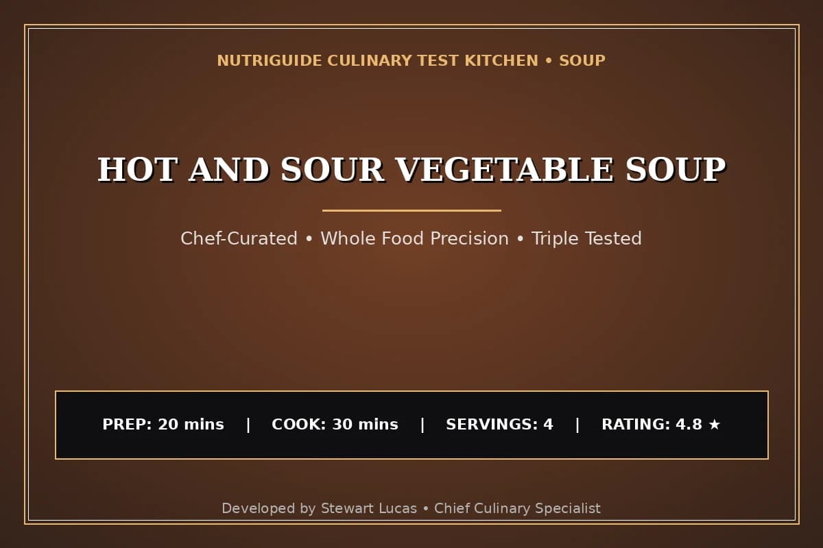 Hot And Sour Vegetable Soup