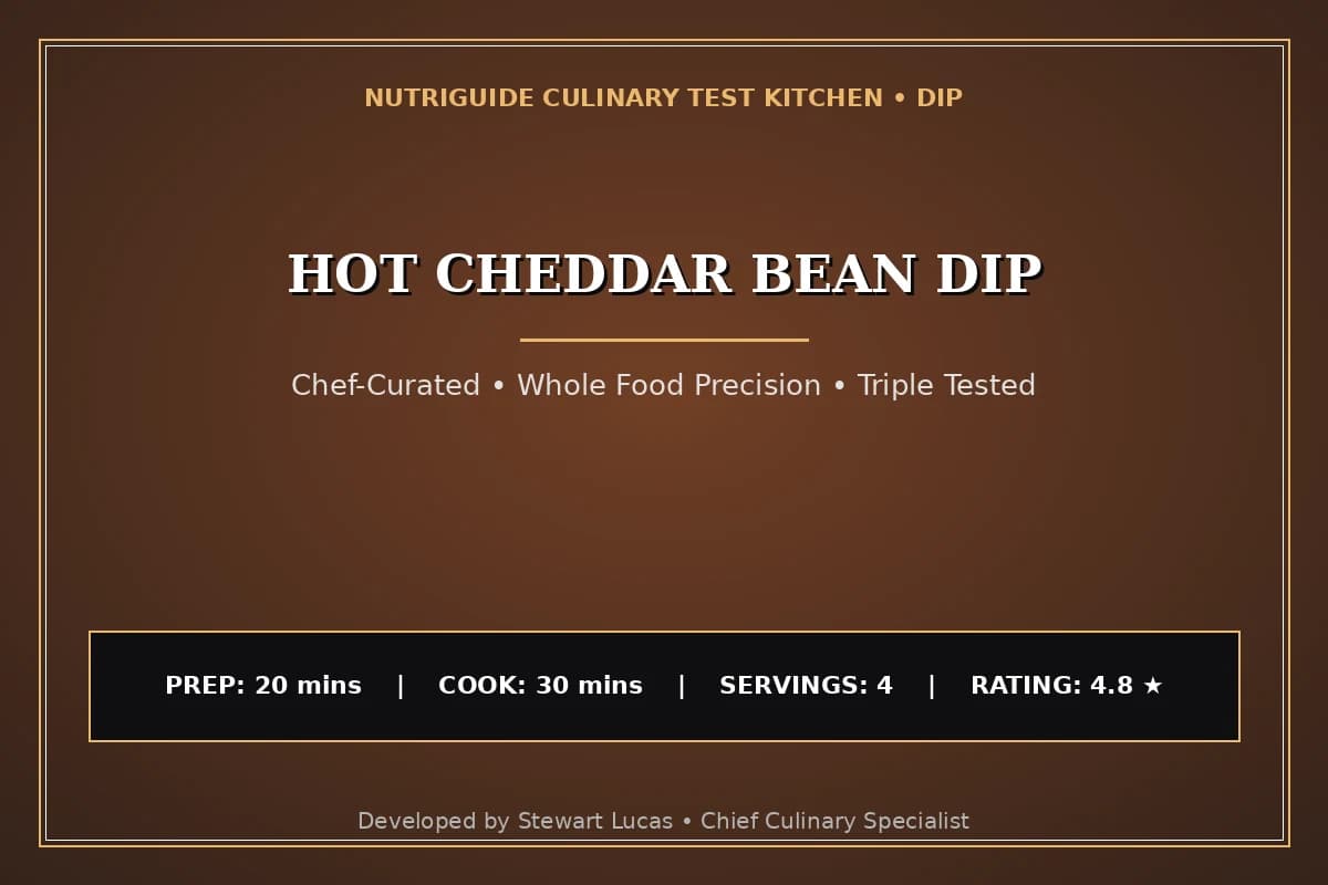 Hot Cheddar Bean Dip