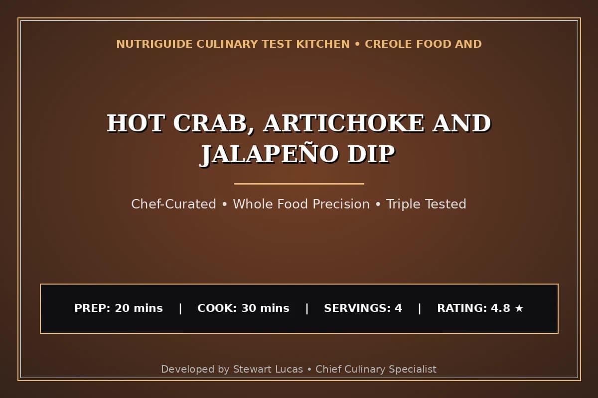 Hot Crab, Artichoke And Jalapeño Dip