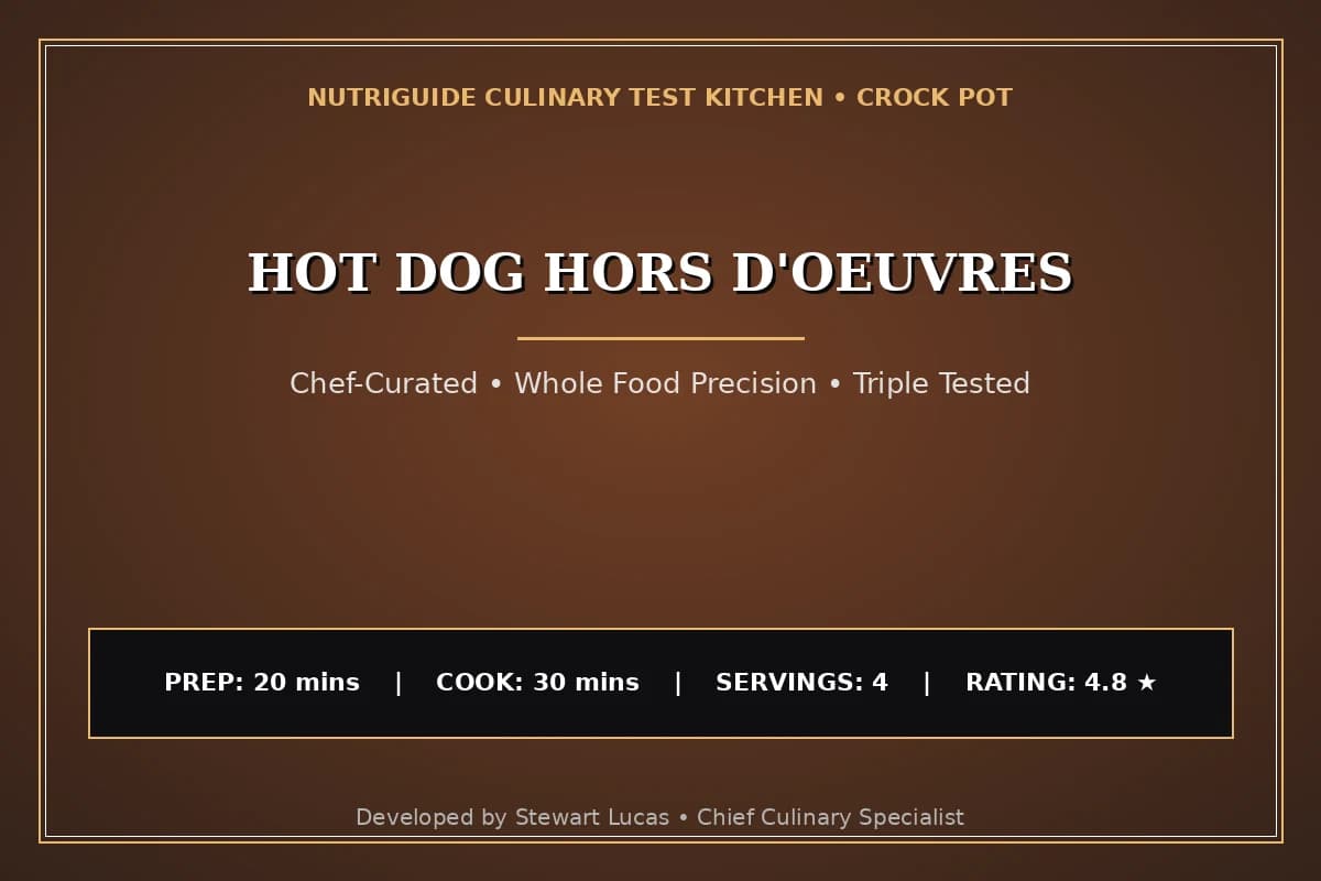 Hot Dog Hors D'Oeuvres