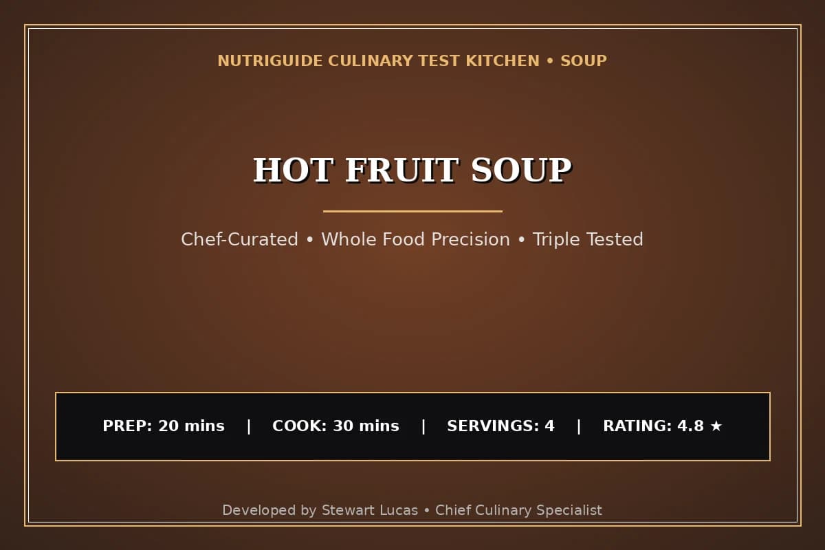 Hot Fruit Soup