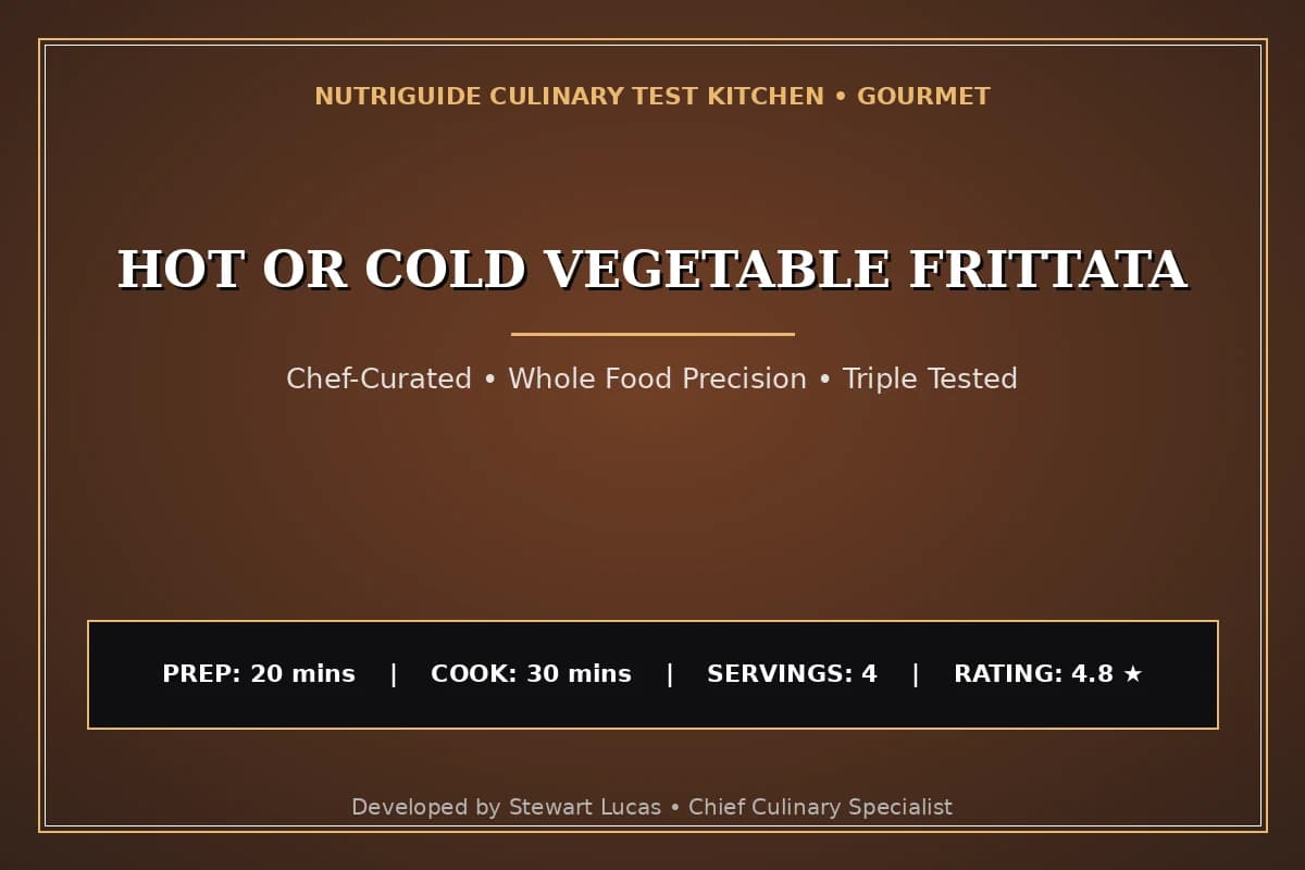 Hot Or Cold Vegetable Frittata