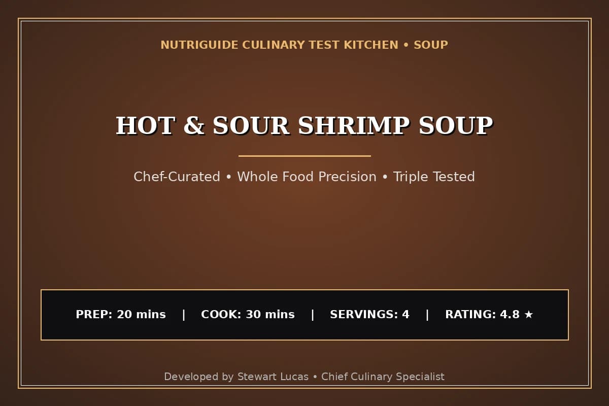 Hot & Sour Shrimp Soup
