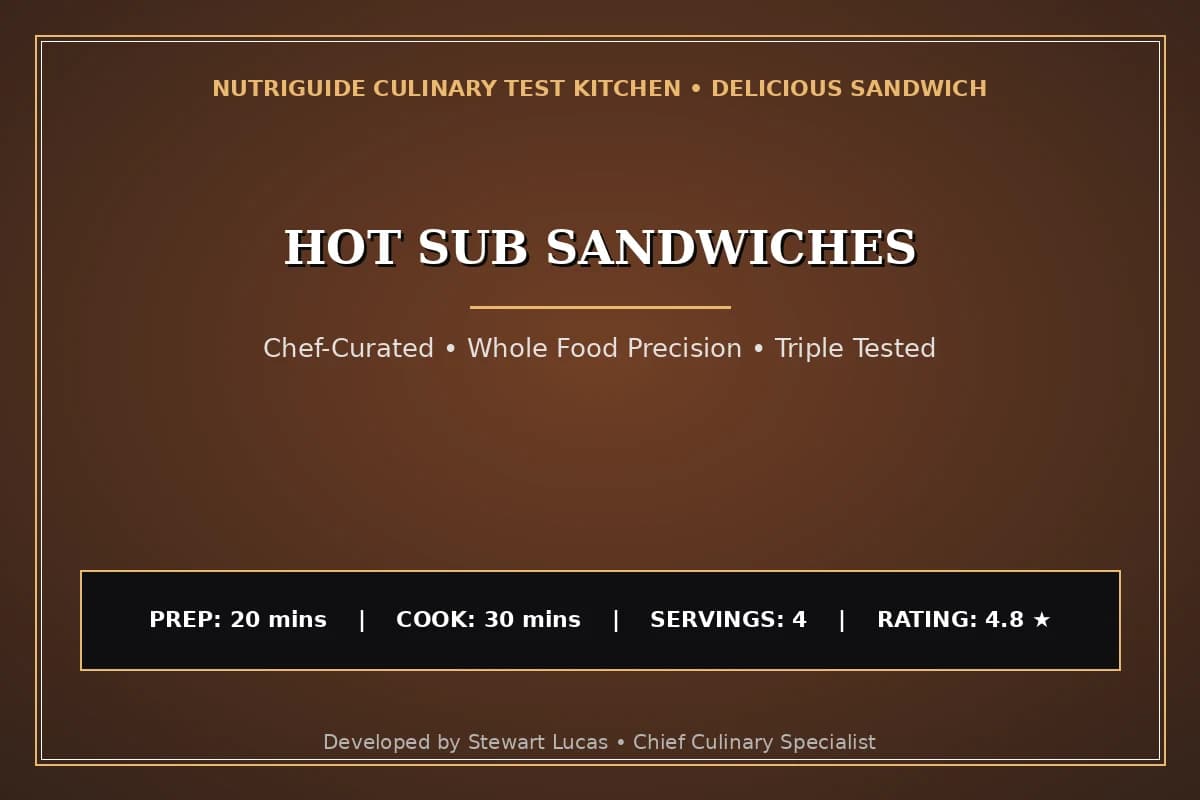 Hot Sub Sandwiches