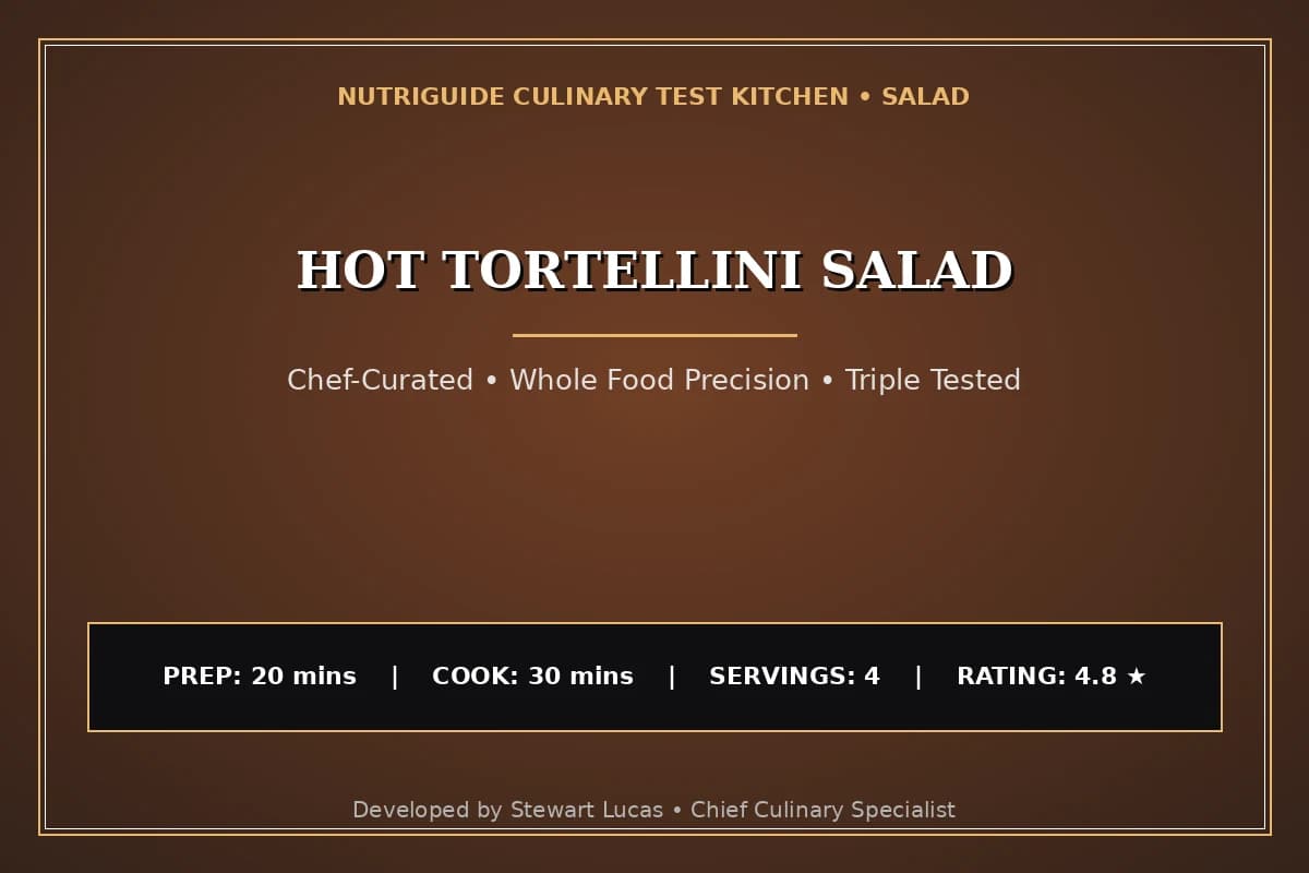 Hot Tortellini Salad