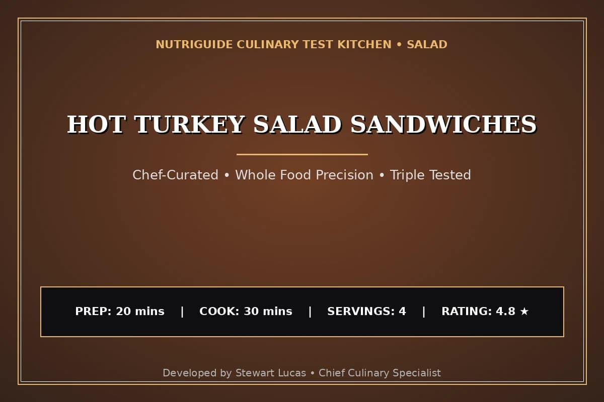 Hot Turkey Salad Sandwiches