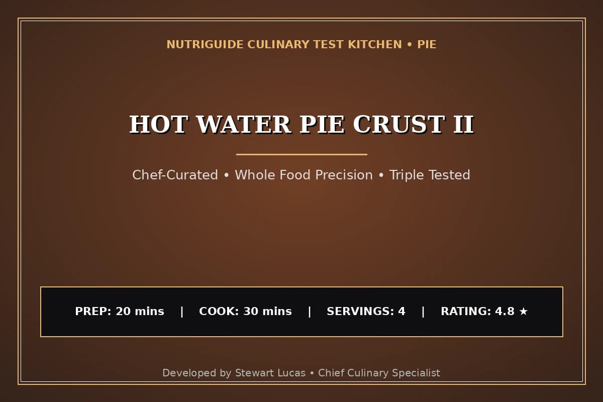 Hot Water Pie Crust Ii
