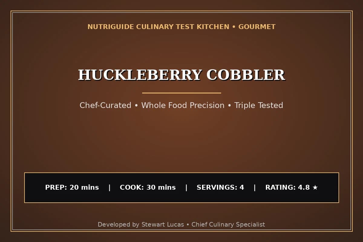 Huckleberry Cobbler