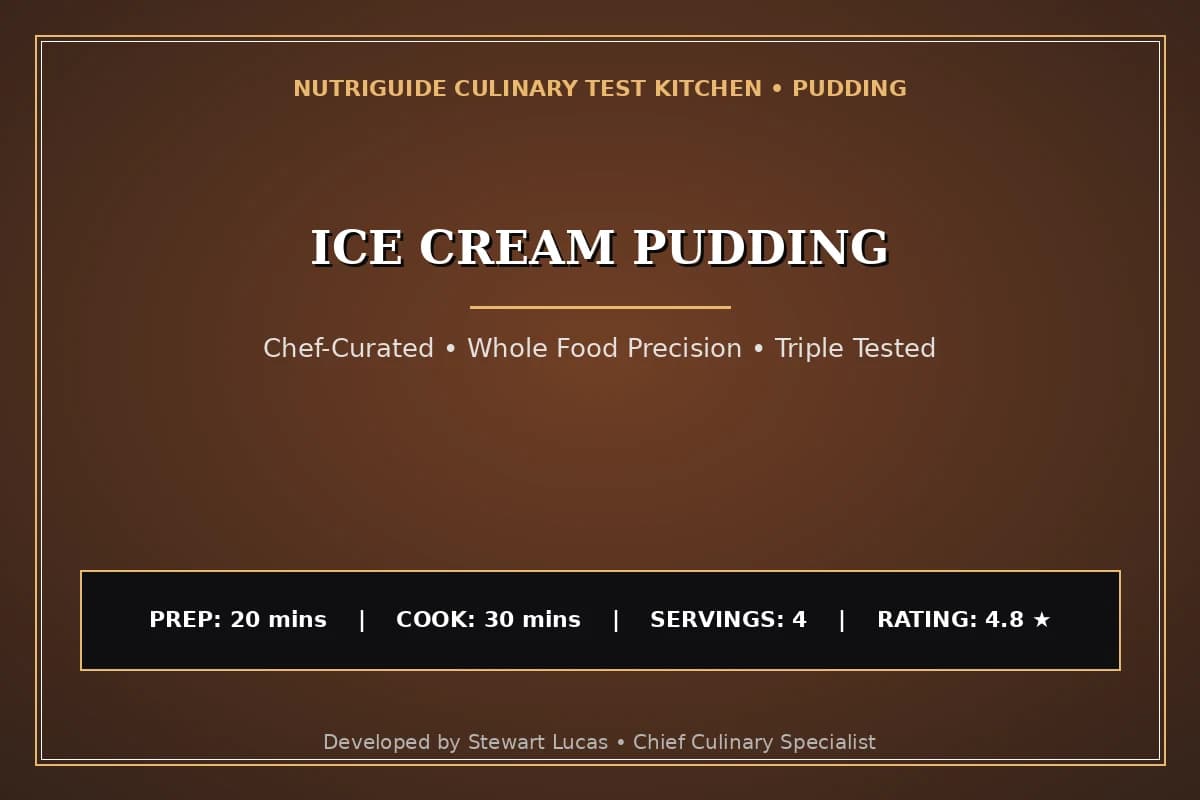 Ice Cream Pudding