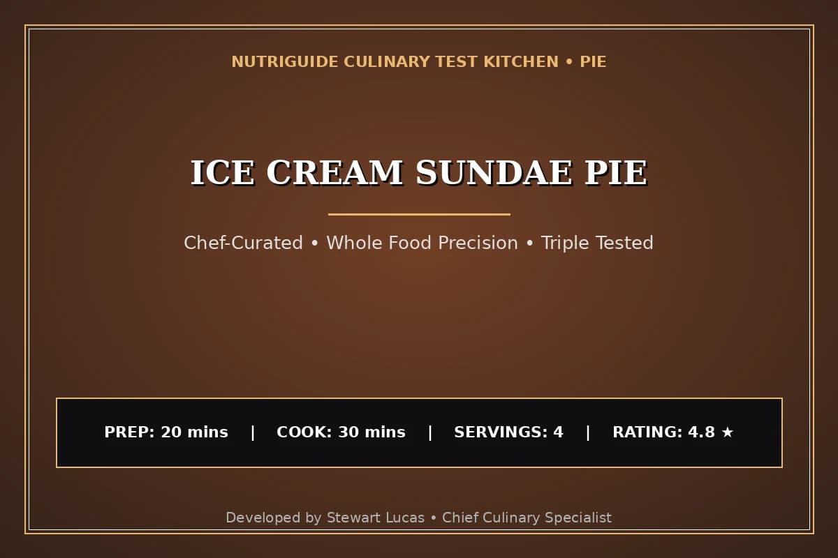 Ice Cream Sundae Pie