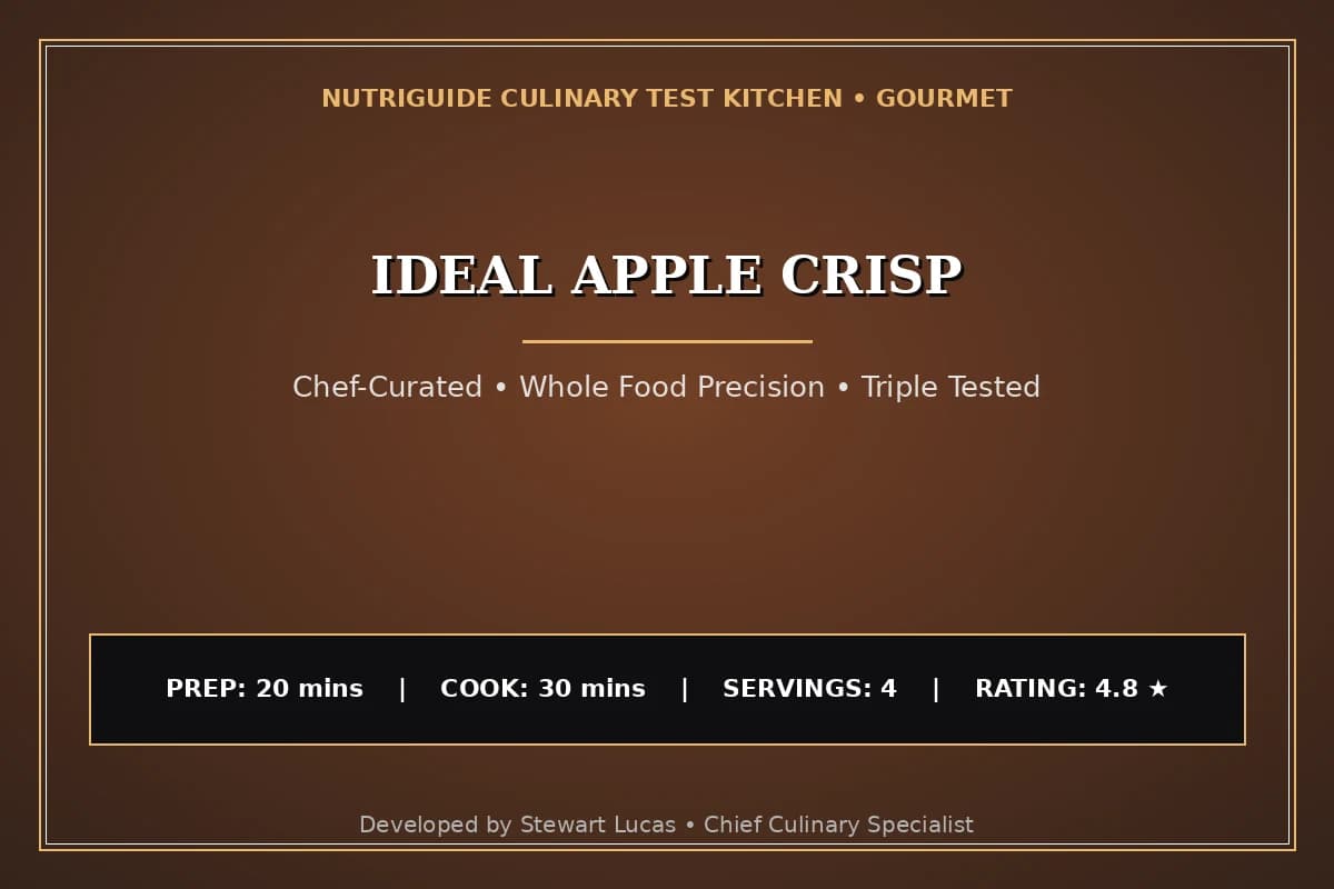 Ideal Apple Crisp