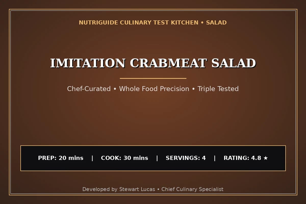 Imitation Crabmeat Salad