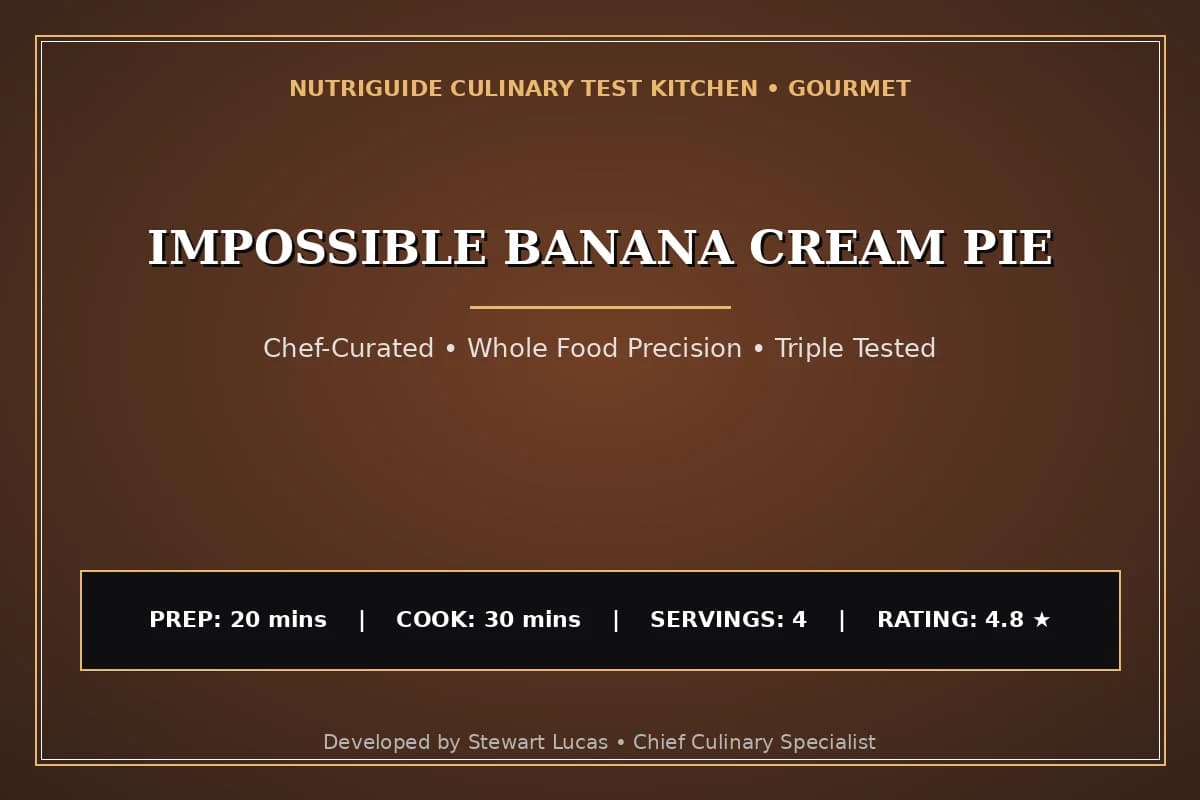 Impossible Banana Cream Pie