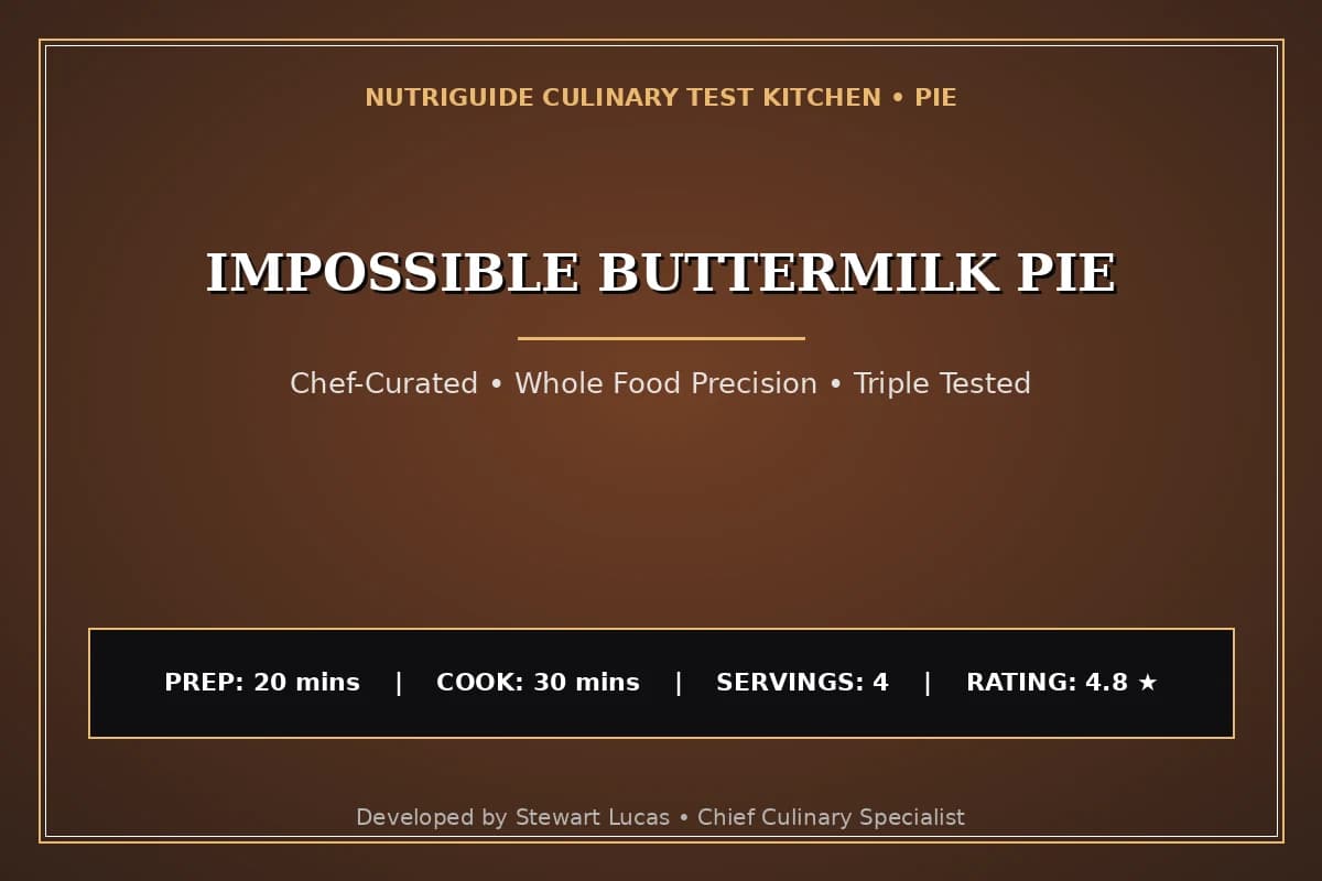 Impossible Buttermilk Pie