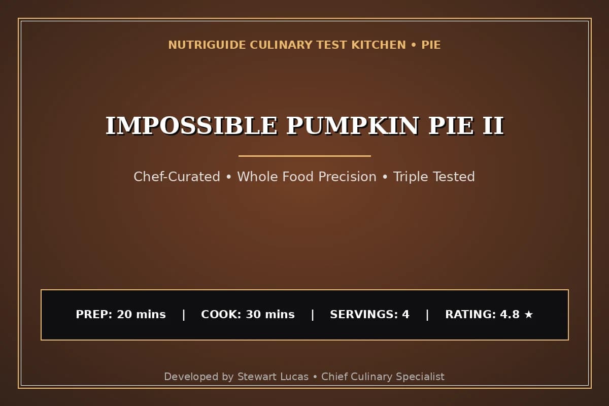 Impossible Pumpkin Pie Ii