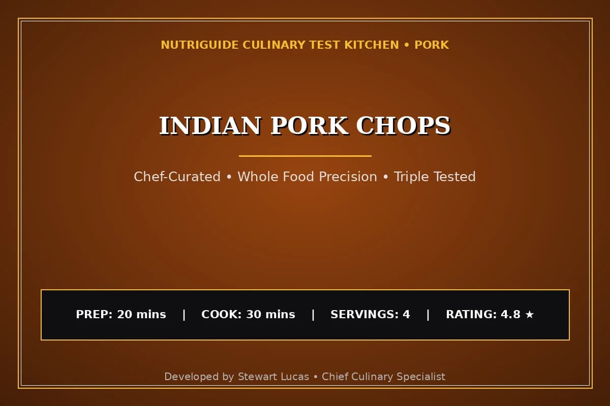 Indian Pork Chops