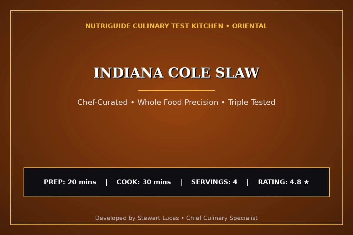 Indiana Cole Slaw