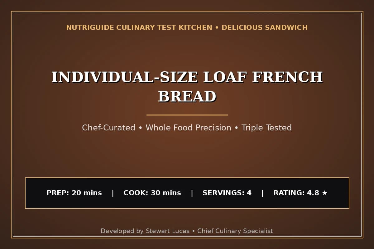 Individual-Size Loaf French Bread