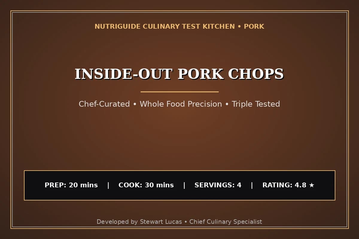 Inside-Out Pork Chops