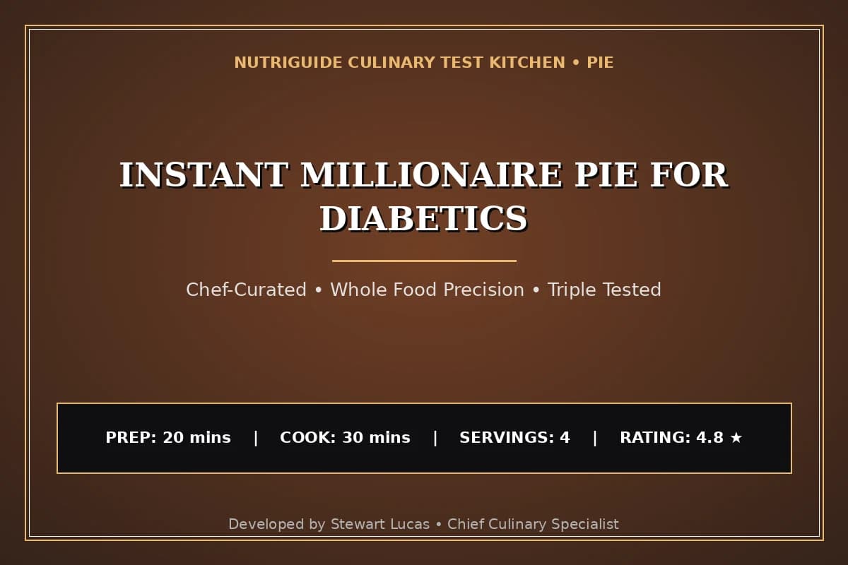 Instant Millionaire Pie For Diabetics